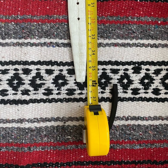 Ambrosi Abrianna white crocodile leather belt XS - Picture 14 of 16